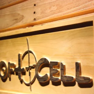 Soft Cell Wood Sign