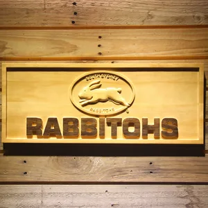 South Sydney Rabbitohs Wood Sign