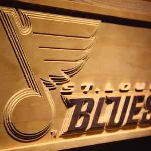 St. Louis Blues Wood Sign