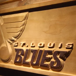 St. Louis Blues Wood Sign