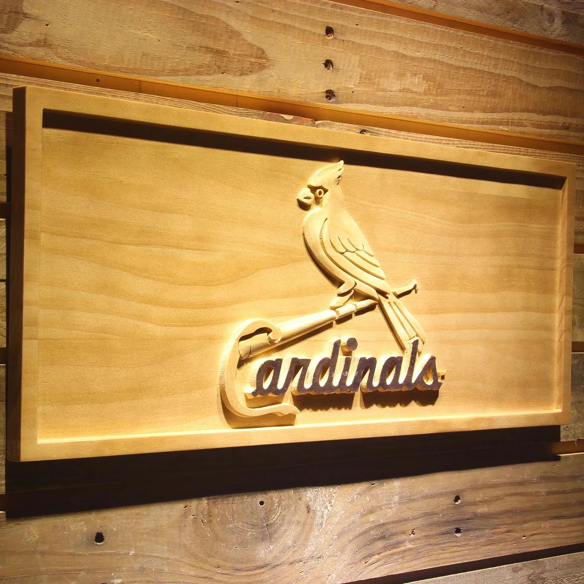 St. Louis Cardinals Wood Sign