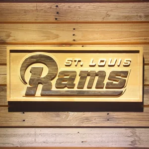 St Louis Rams 2000-2015 Text Wood Sign - Legacy Edition