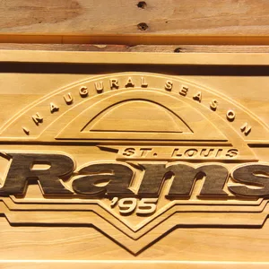 St Louis Rams St. Louis Rams 1995 Inaugural Season Wood Sign - Legacy Edition