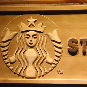 Starbucks Wood Sign
