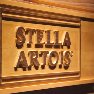 Stella Artois Wood Sign
