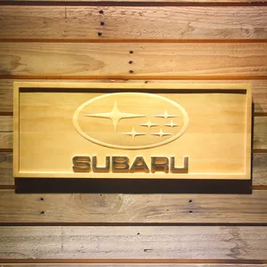 Subaru Wood Sign