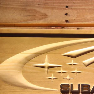 Subaru World Rally Team Wood Sign