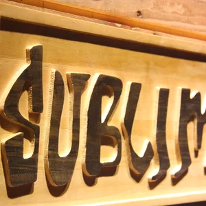 Sublime Wood Sign