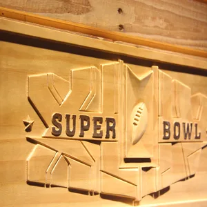 Super Bowl XLIV Wood Sign