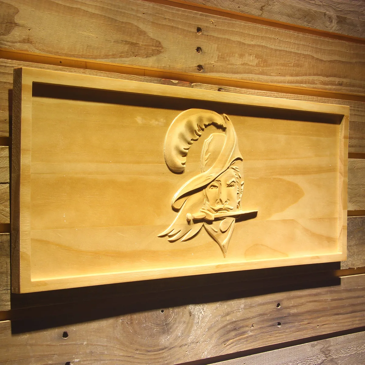 Tampa Bay Buccaneers 1976-1996 Wood Sign - Legacy Edition