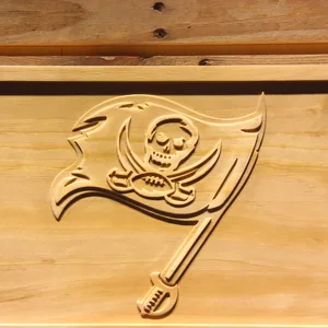 Tampa Bay Buccaneers 1997-2013 Logo Wood Sign - Legacy Edition