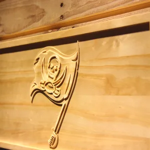 Tampa Bay Buccaneers 1997-2013 Logo Wood Sign - Legacy Edition