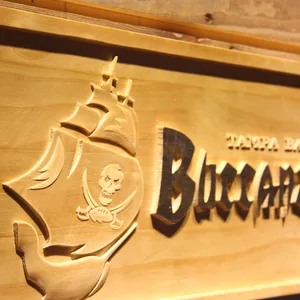 Tampa Bay Buccaneers 1997-2013 Ship Wood Sign - Legacy Edition