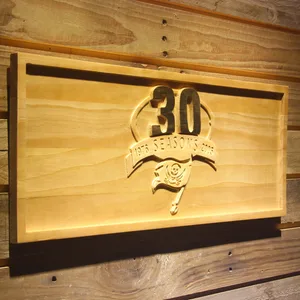 Tampa Bay Buccaneers 30th Anniversary Logo Wood Sign - Legacy Edition