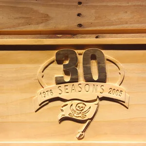 Tampa Bay Buccaneers 30th Anniversary Logo Wood Sign - Legacy Edition