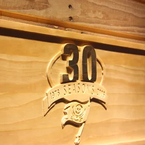 Tampa Bay Buccaneers 30th Anniversary Logo Wood Sign - Legacy Edition