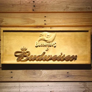 Tampa Bay Buccaneers Budweiser Wood Sign