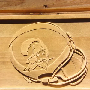 Tampa Bay Buccaneers Helmet Wood Sign - Legacy Edition