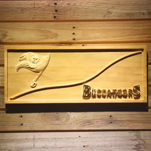 Tampa Bay Buccaneers Split Wood Sign