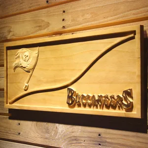 Tampa Bay Buccaneers Split Wood Sign