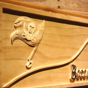 Tampa Bay Buccaneers Split Wood Sign
