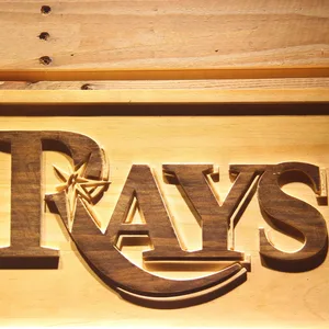 Tampa Bay Rays 2 Wood Sign