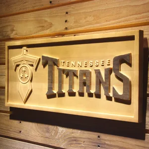 Tennessee Titans 3 Wood Sign