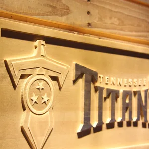 Tennessee Titans 3 Wood Sign