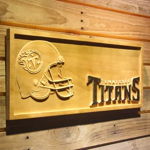 Tennessee Titans Helmet Wood Sign