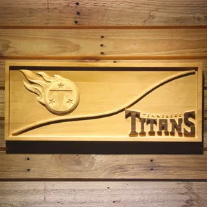 Tennessee Titans Split Wood Sign