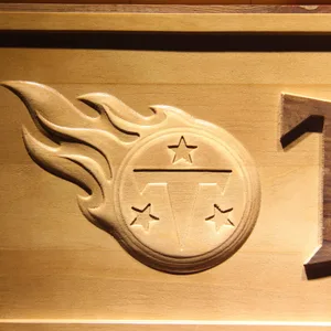 Tennessee Titans Wood Sign