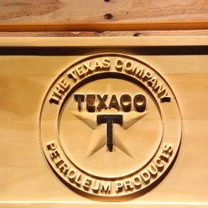 Texaco The Texas Company Wood Sign