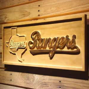 Texas Rangers 1984-1993 Wood Sign - Legacy Edition