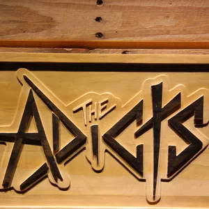 The Adicts Wood Sign
