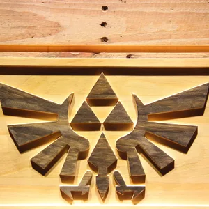 The Legend of Zelda Triforce Wood Sign