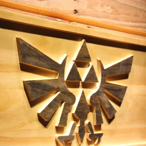 The Legend of Zelda Triforce Wood Sign