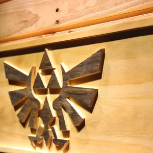 The Legend of Zelda Triforce Wood Sign