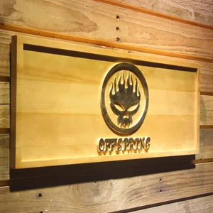 The Offspring Wood Sign