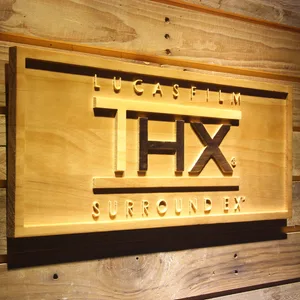 THX Surround EX Wood Sign