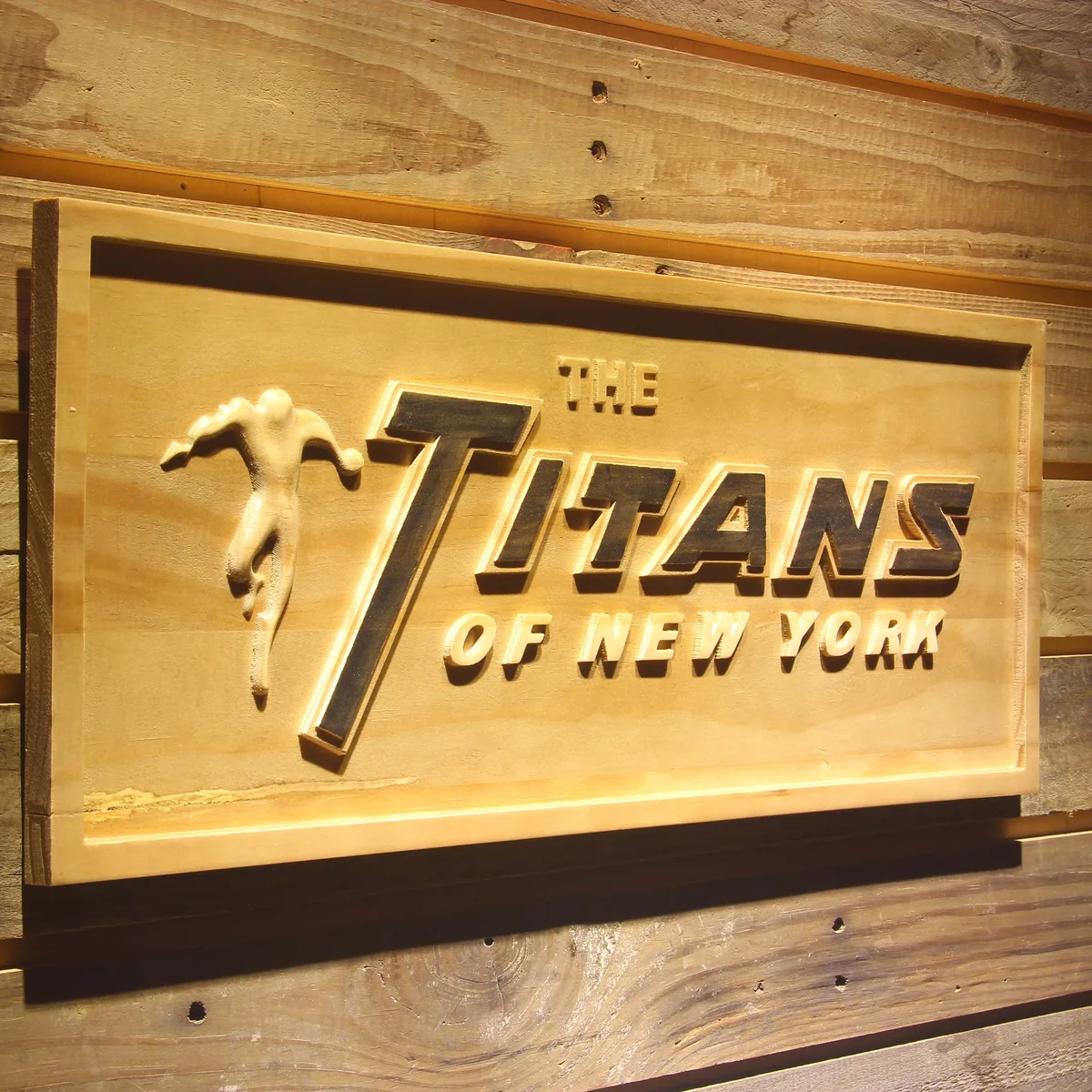Titans of New York Wood Sign - Legacy Edition