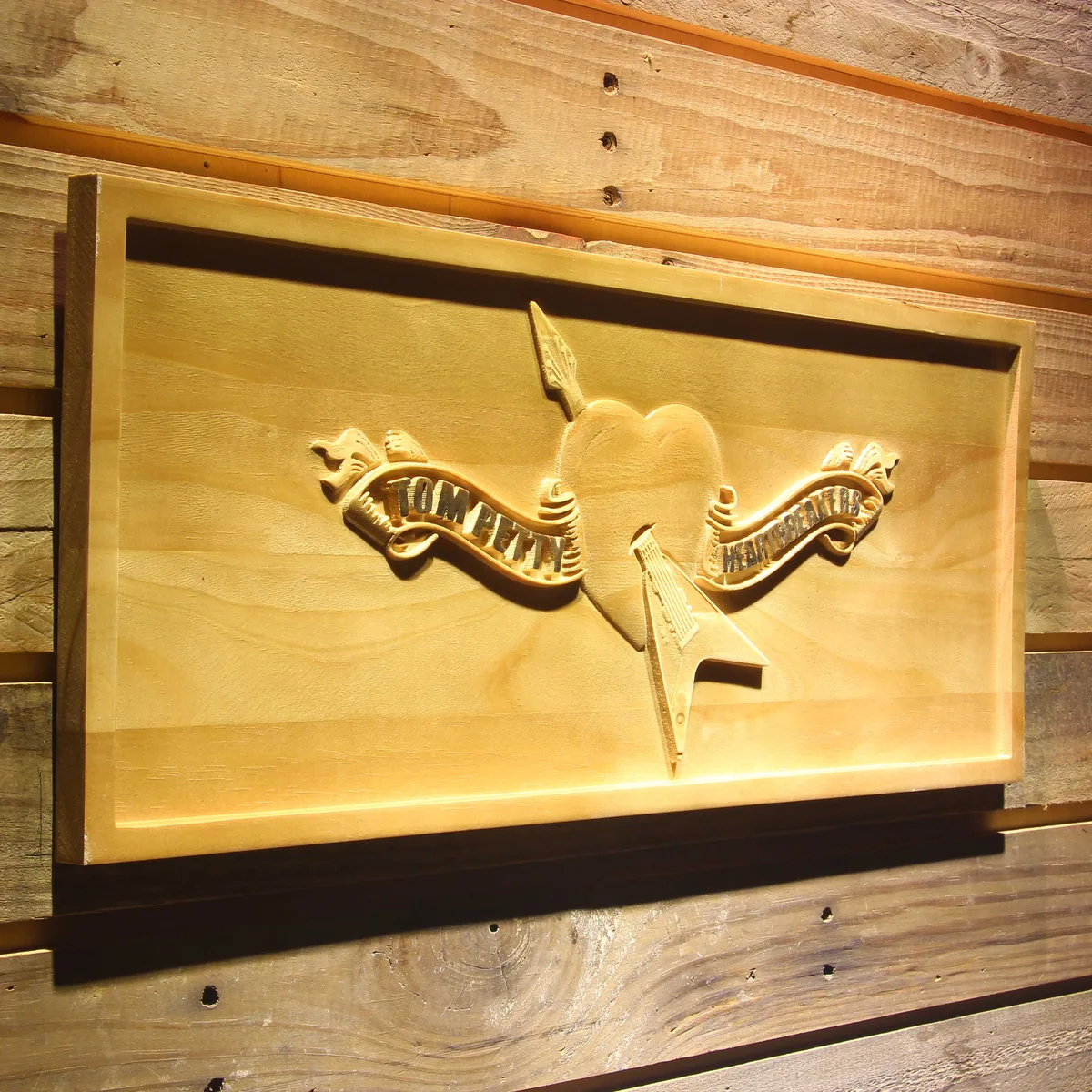 Tom Petty And The Heartbreakers Wood Sign