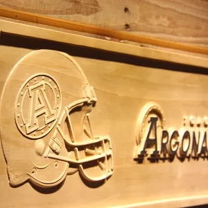 Toronto Argonauts Helmet Wood Sign