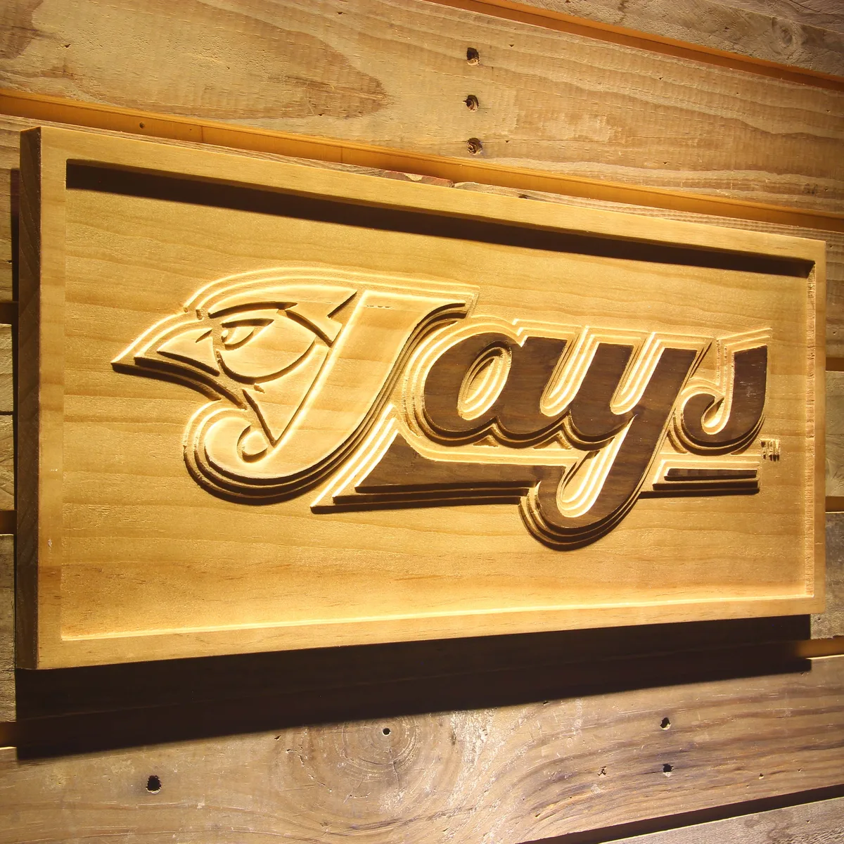Toronto Blue Jays 2004-2011 Logo Wood Sign - Legacy Edition