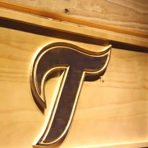 Toronto Blue Jays 2007-2011 T Logo Wood Sign - Legacy Edition