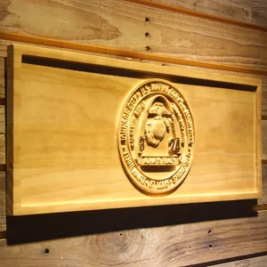 US Marine Corps 3rd Battalion 24th Marines Wood Sign