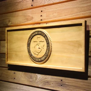 US Marine Corps Wood Sign