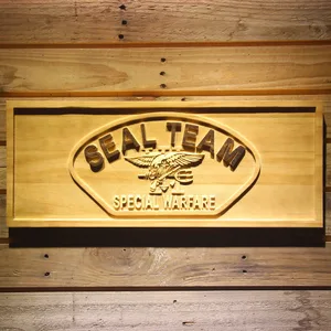 US Navy SEAL Team 6 Shell Wood Sign