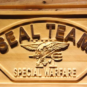 US Navy SEAL Team 6 Shell Wood Sign
