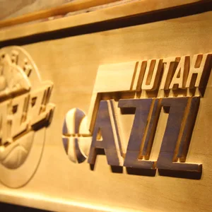 Utah Jazz Wood Sign - Legacy Edition