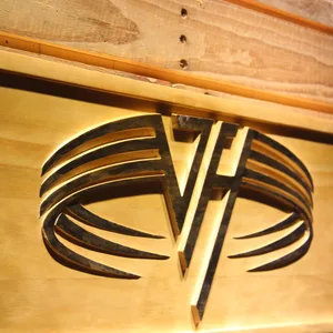 Van Halen Wood Sign